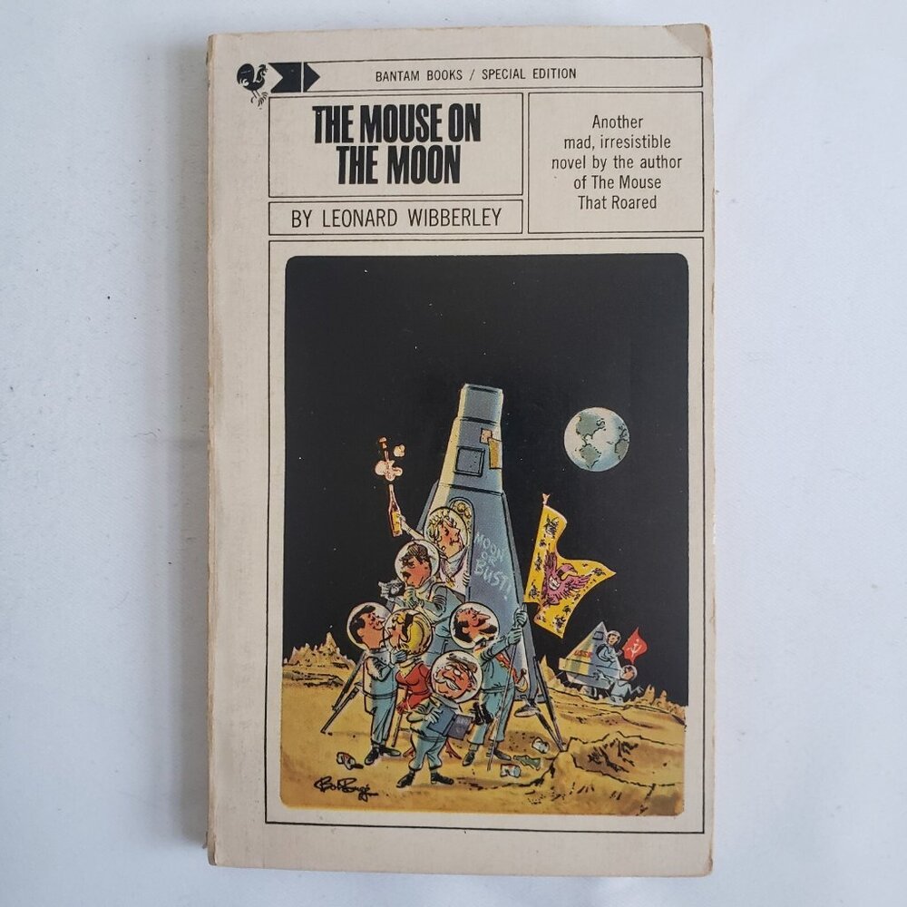 The Mouse on the Moon  by Edward Wibberley Grand Fenwick Sequel Novel 1969 PB